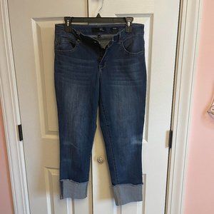 1822 Taylor Cropped Cuff Jeans - Size 10